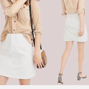 - Nwt J.crew factory stretch jeans mini skirt